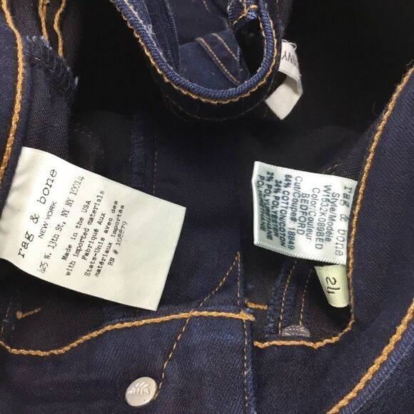Rag & Bone DENIM High Waist Skinny Jeans (E11) - Picture 5 of 5